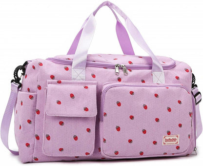 Womens Gym Sports Bag, Travel Duffle Bag Womens, Weekend Travel Bags with Shoes