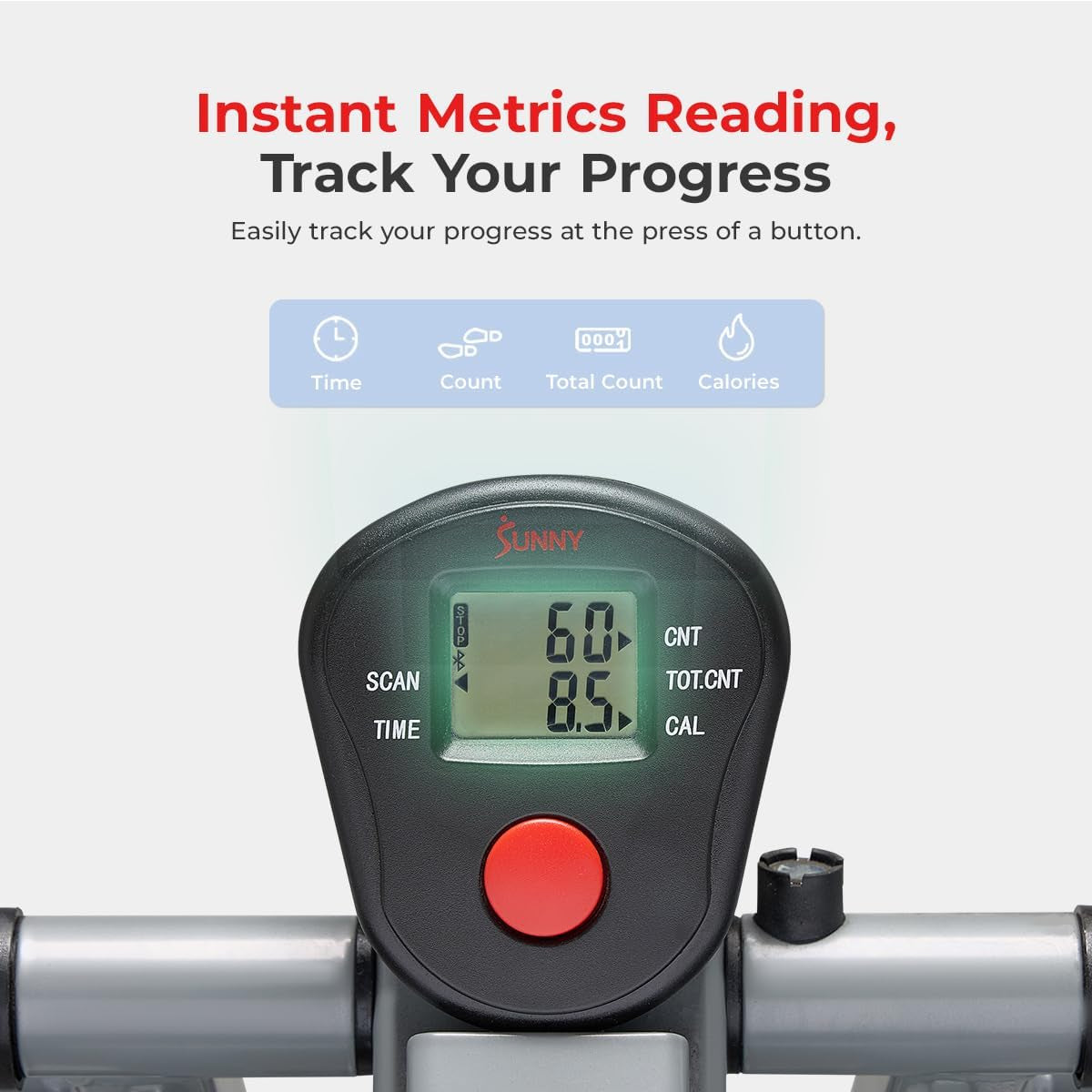 2-In-1 Upright Elliptical Cross Trainer, Compact Full-Body Exerciser, Home Cross-Training for Arm/Leg, Low Impact Cardio Workout Machine for Indoor, Optional Free Sunnyfit App