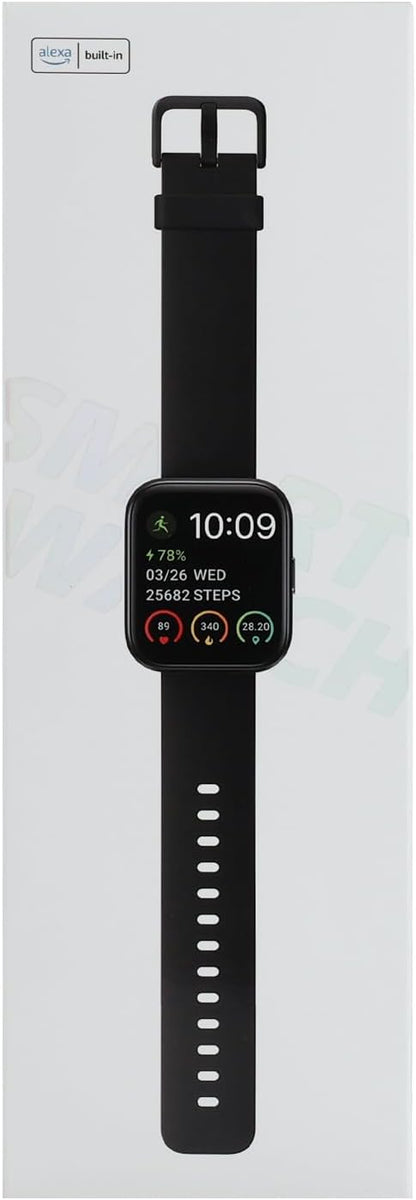 Smart Watch for Women(Answer/Make Call), Alexa Built-In 1.8" Touch Screen Fitness Watch with Spo2 Heart Rate Sleep Monitor, 100 Sport, IP68 Waterproof Step Counter Ladies Smartwatch for Iphone Android