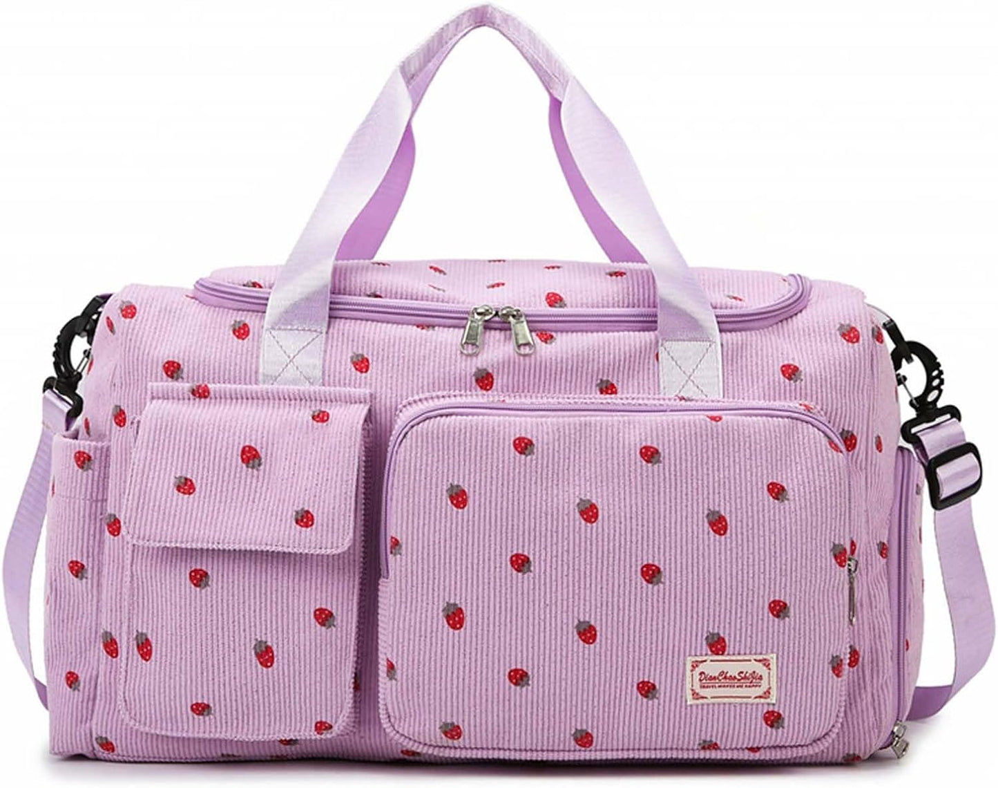 Womens Gym Sports Bag, Travel Duffle Bag Womens, Weekend Travel Bags with Shoes